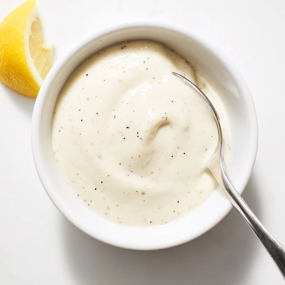 Rich chicken shawarma garlic sauce dolloped beside warm pita bread and sliced vegetables