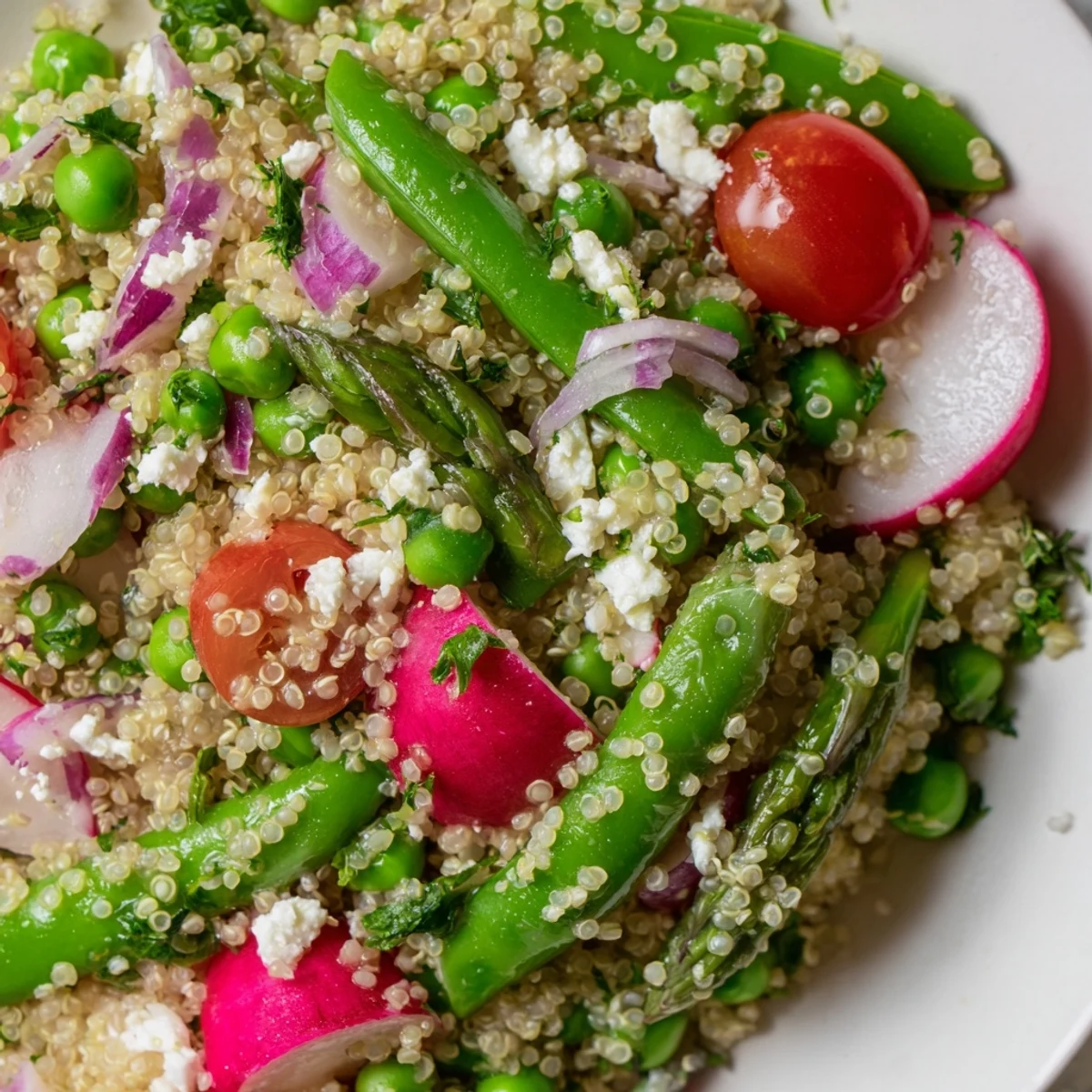 Spring Vegetable Quinoa Salad