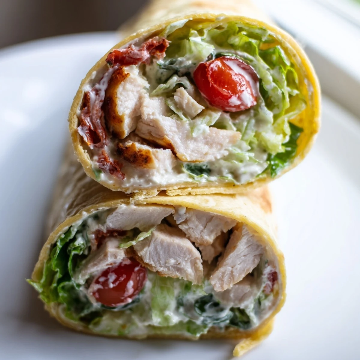 Chicken Caesar Wraps
