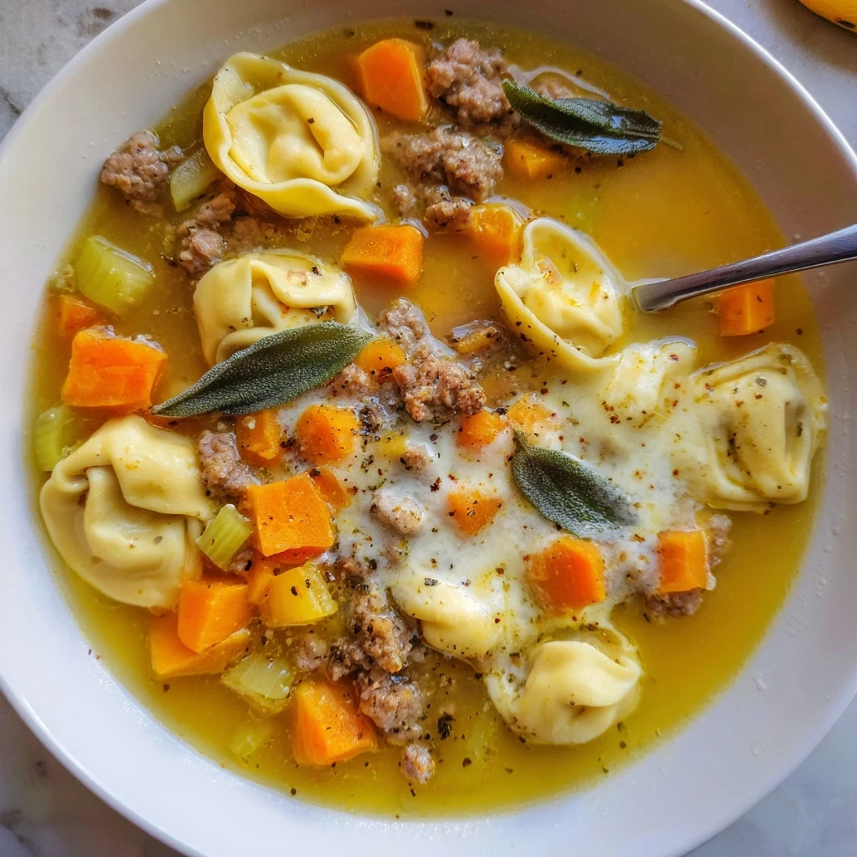 Butternut Squash Sausage Tortellini